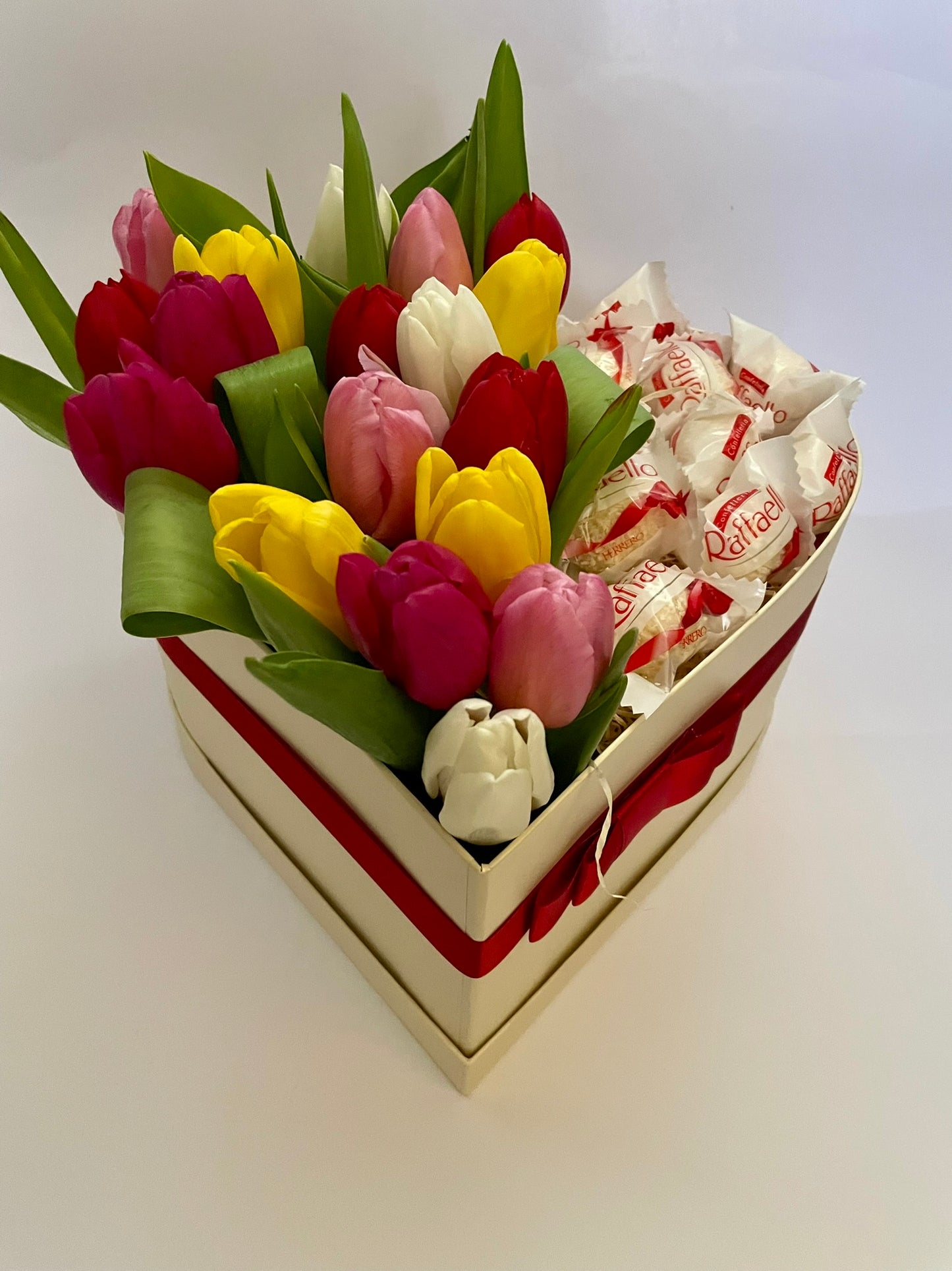 Srdce tulipánů a bonbónů