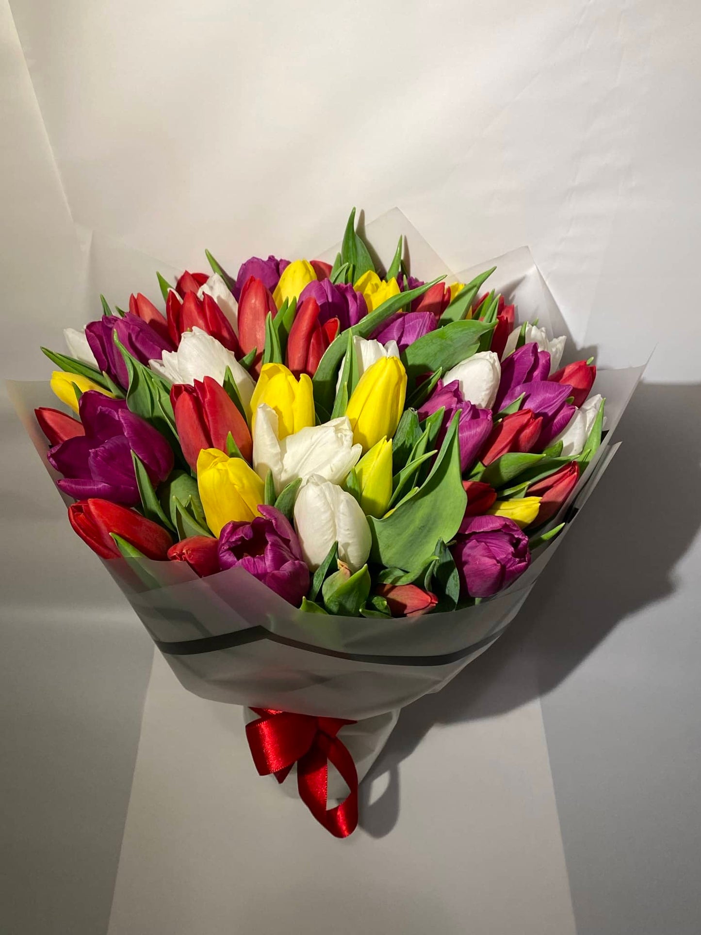 Kytice barevných Tulipánů